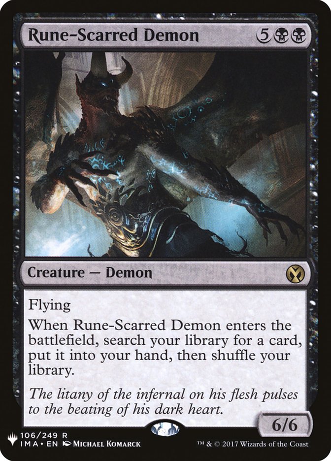 Rune-Scarred Demon [Mystery Booster] | Exor Games Dartmouth