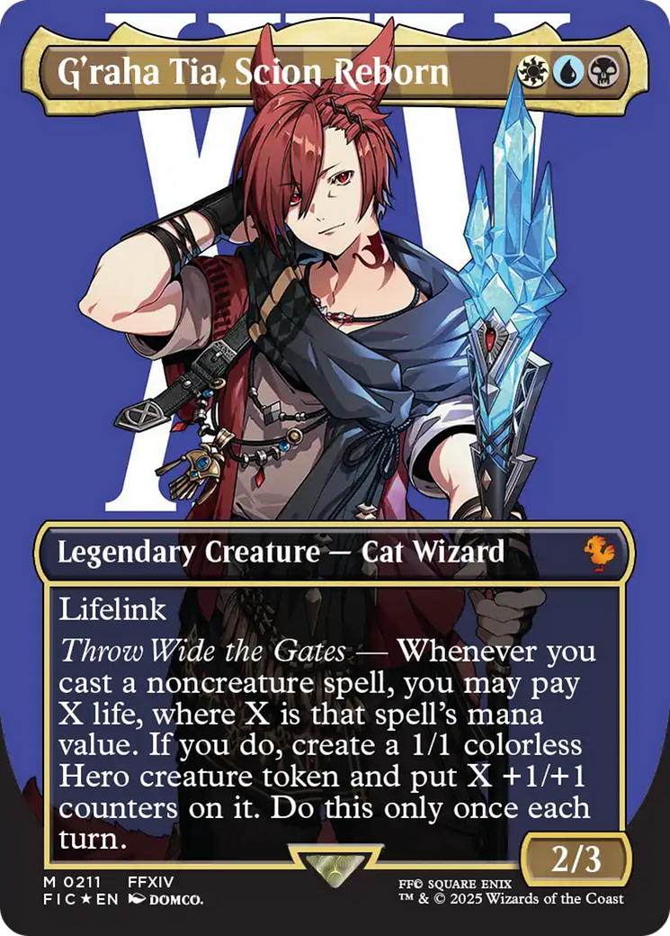 G'raha Tia, Scion Reborn (Borderless) (Surge Foil) [FINAL FANTASY Commander] | Exor Games Dartmouth