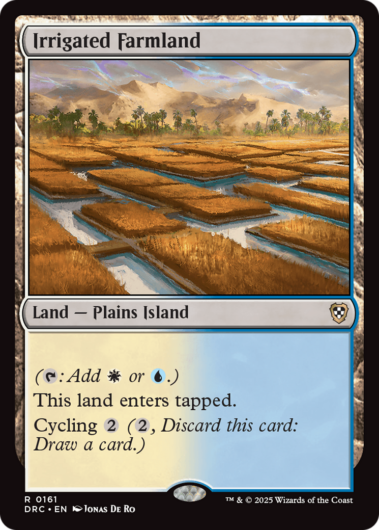Irrigated Farmland [Aetherdrift Commander] | Exor Games Dartmouth