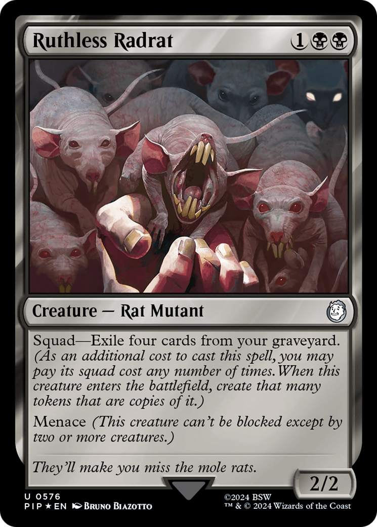 Ruthless Radrat (Surge Foil) [Fallout] | Exor Games Dartmouth