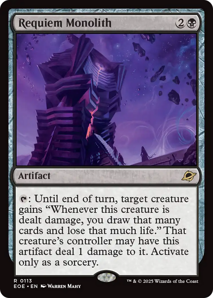 Requiem Monolith [Edge of Eternities] | Exor Games Dartmouth