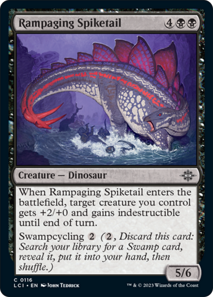 Rampaging Spiketail [The Lost Caverns of Ixalan] | Exor Games Dartmouth