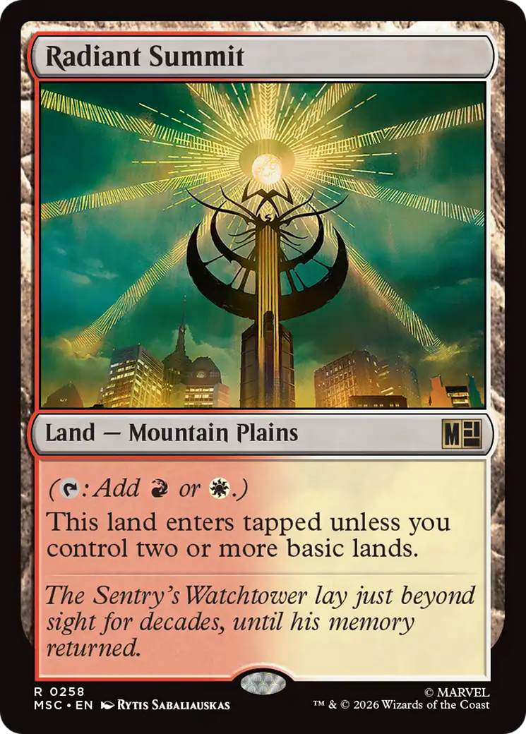 Radiant Summit [Marvel Super Heroes Commander] | Exor Games Dartmouth