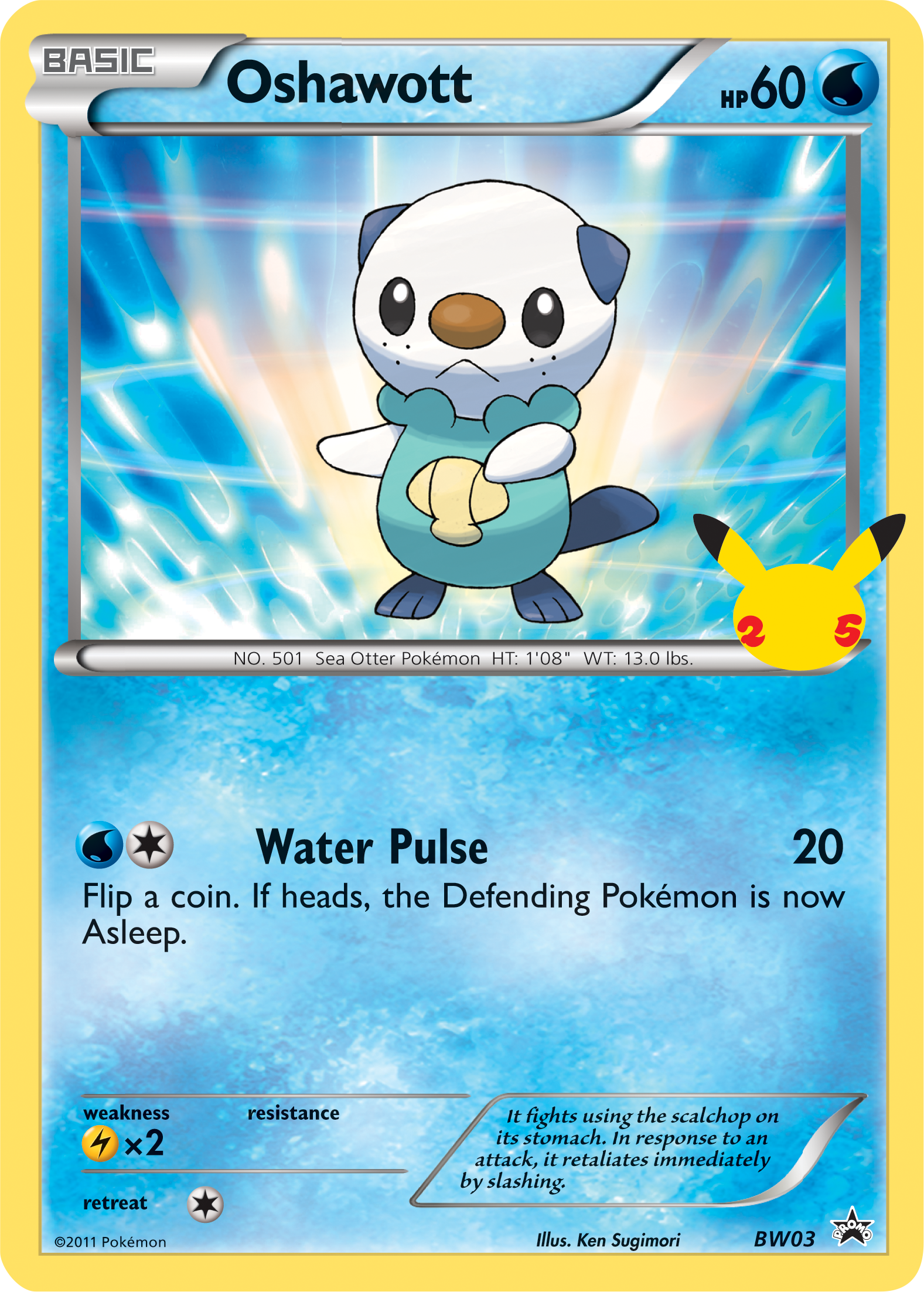 Oshawott (BW03) (Jumbo Card) [First Partner Pack] | Exor Games Dartmouth