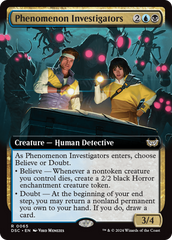 Phenomenon Investigators (Extended Art) [Duskmourn: House of Horror Commander] | Exor Games Dartmouth