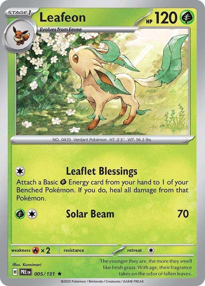 Leafeon (005/131) [Scarlet & Violet: Prismatic Evolutions] | Exor Games Dartmouth
