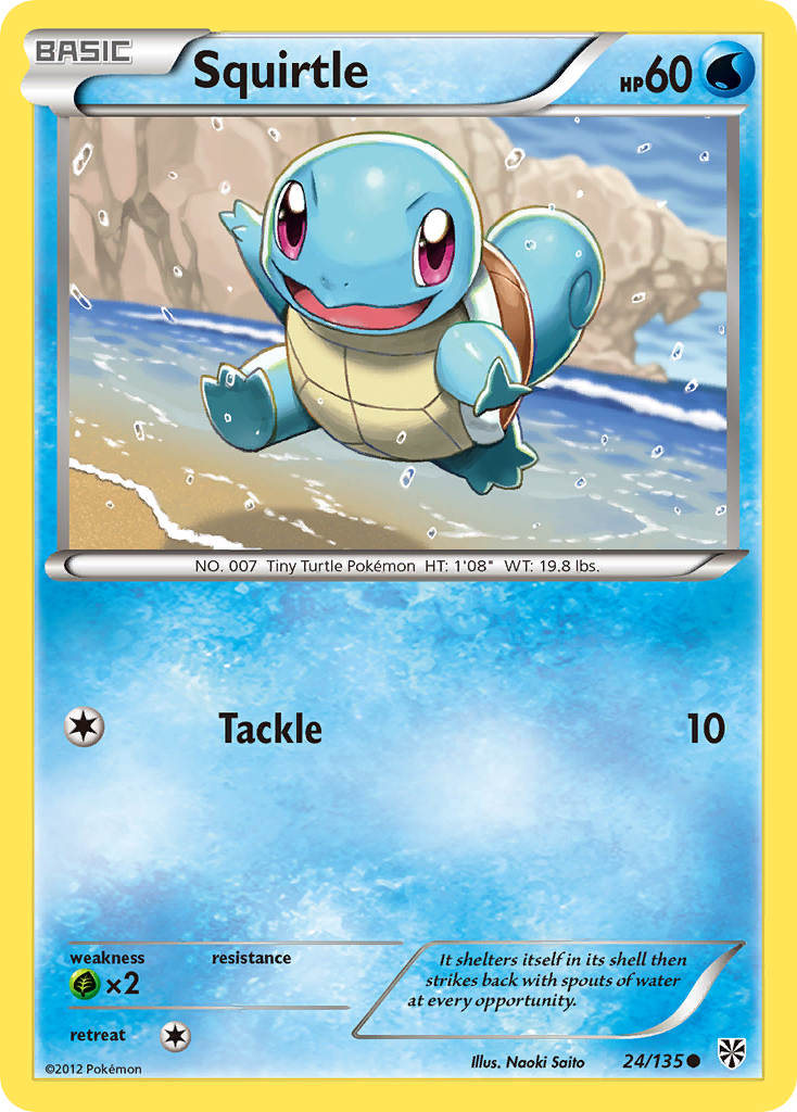 Squirtle (24/135) [Black & White: Plasma Storm] | Exor Games Dartmouth