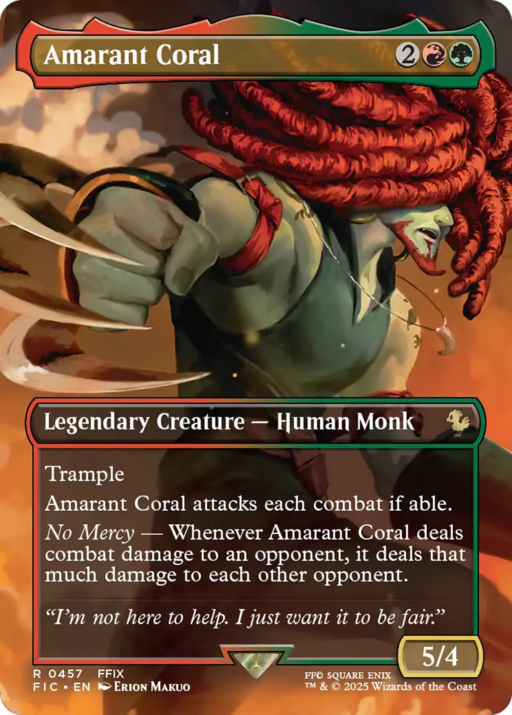 Amarant Coral (Borderless) [FINAL FANTASY Commander] | Exor Games Dartmouth