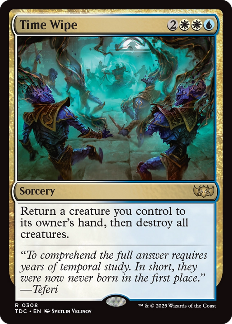 Time Wipe [Tarkir: Dragonstorm Commander] | Exor Games Dartmouth