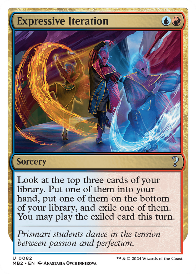 Expressive Iteration (White Border) [Mystery Booster 2] | Exor Games Dartmouth