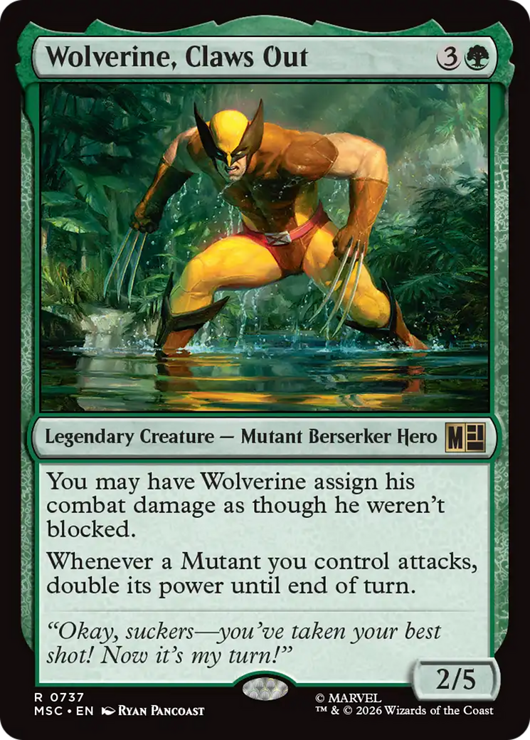 Wolverine, Claws Out [Marvel Super Heroes Commander] | Exor Games Dartmouth