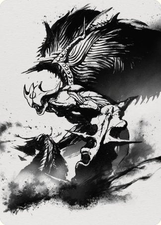 Phyrexian Vindicator 2 Art Card [Phyrexia: All Will Be One Art Series] | Exor Games Dartmouth