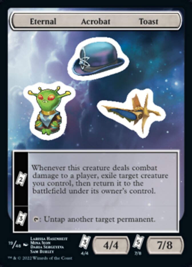 Eternal Acrobat Toast [Unfinity Stickers] | Exor Games Dartmouth