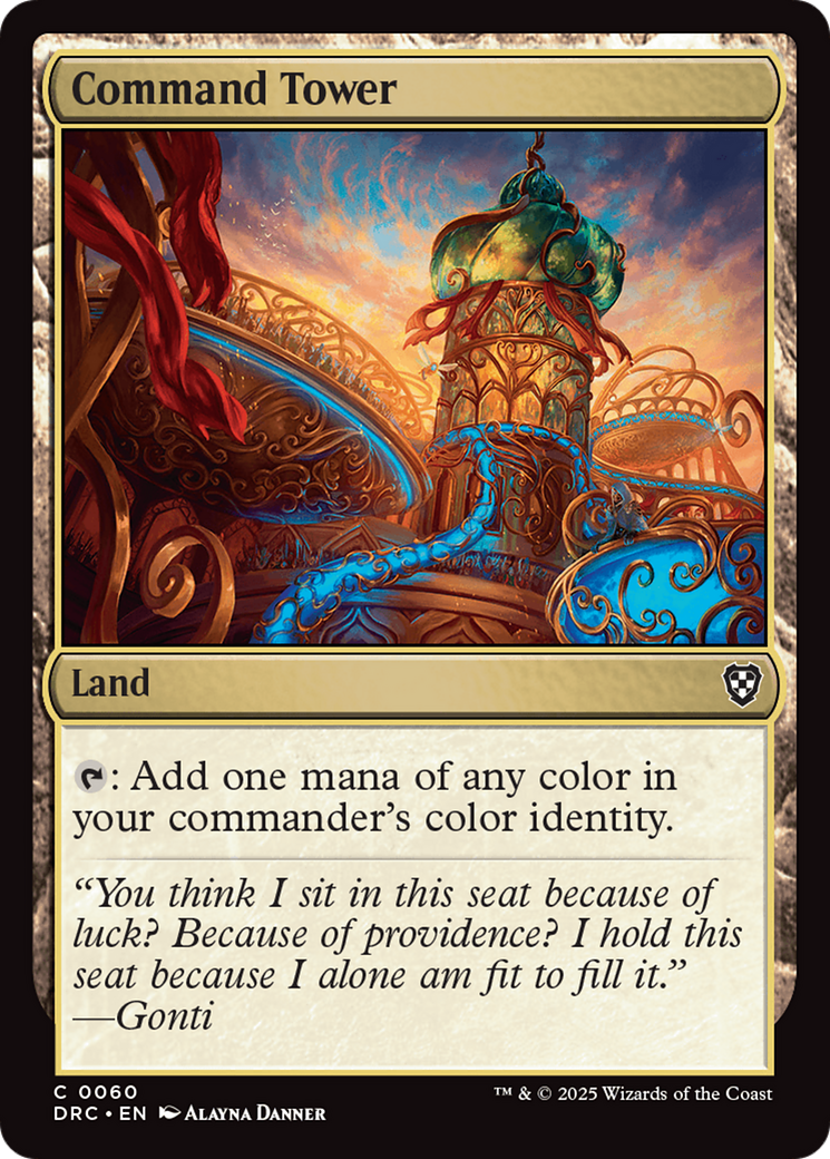 Command Tower (0060) [Aetherdrift Commander] | Exor Games Dartmouth