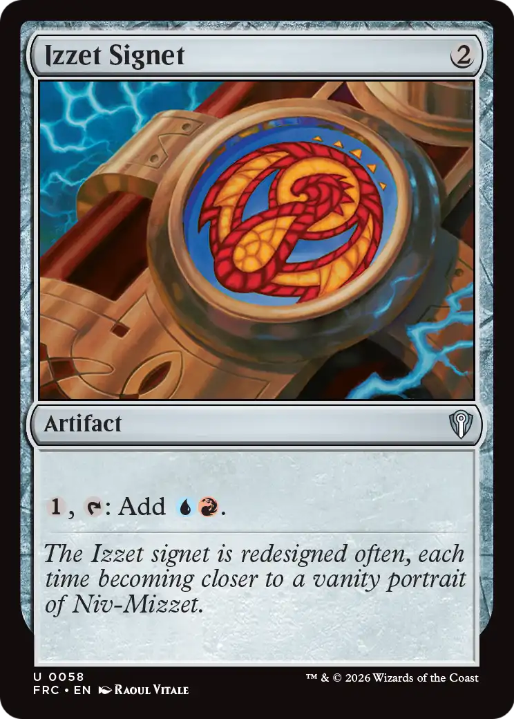 Izzet Signet [Reality Fracture Commander] | Exor Games Dartmouth
