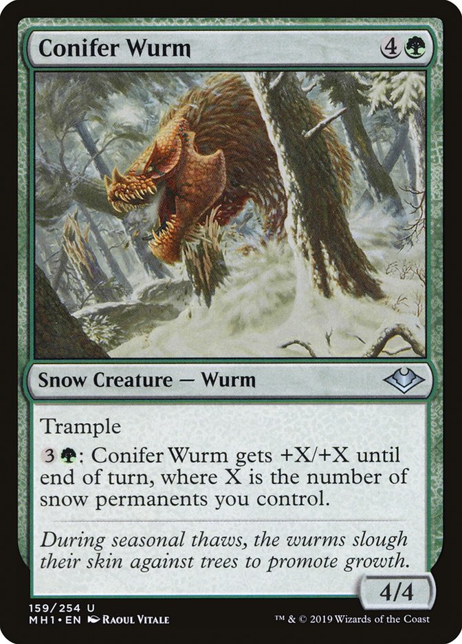 Conifer Wurm [Modern Horizons] | Exor Games Dartmouth