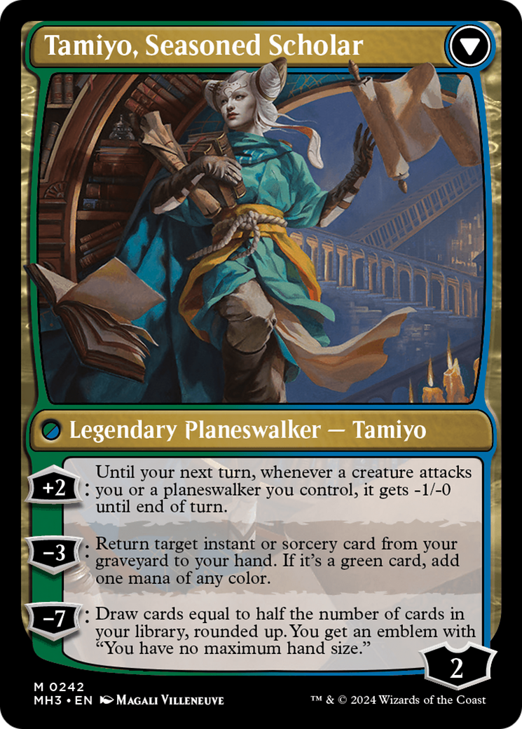 Tamiyo, Inquisitive Student // Tamiyo, Seasoned Scholar [Modern Horizons 3] | Exor Games Dartmouth