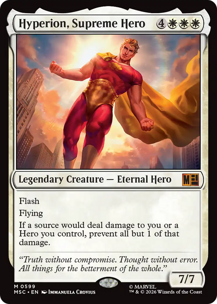Hyperion, Supreme Hero [Marvel Super Heroes Commander] | Exor Games Dartmouth