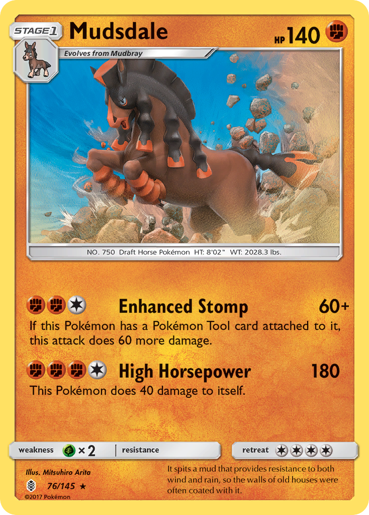 Mudsdale (76/145) [Sun & Moon: Guardians Rising] | Exor Games Dartmouth
