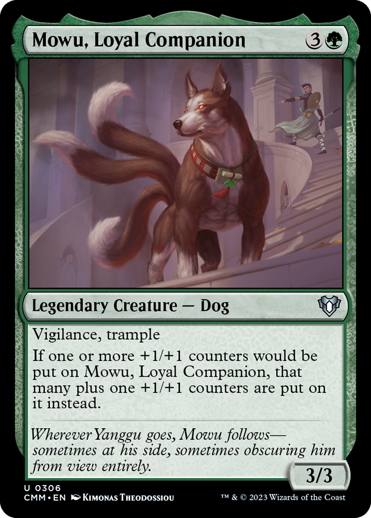 Mowu, Loyal Companion [Commander Masters] | Exor Games Dartmouth