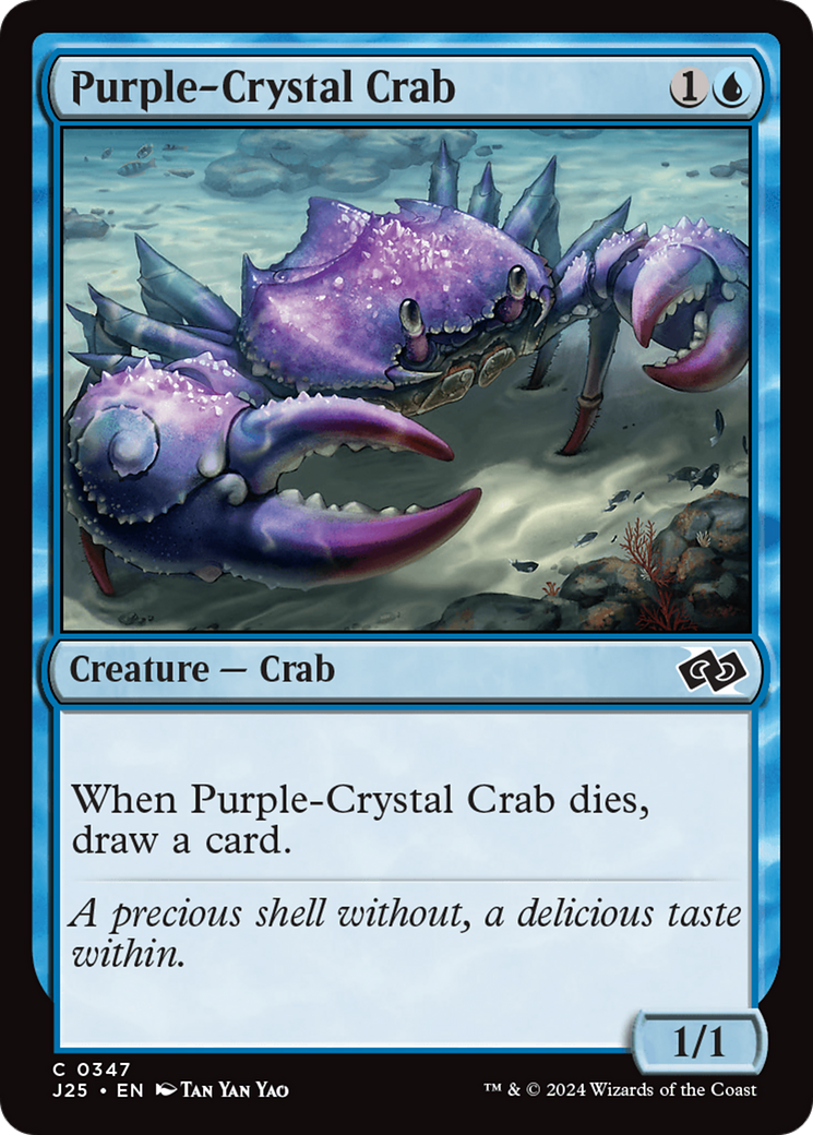 Purple-Crystal Crab [Foundations Jumpstart] | Exor Games Dartmouth