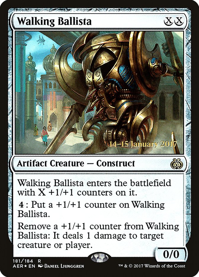 Walking Ballista [Aether Revolt Prerelease Promos] | Exor Games Dartmouth