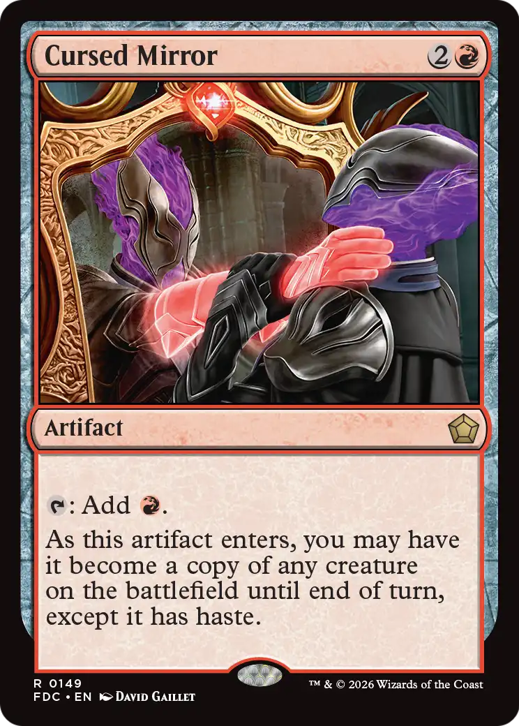 Cursed Mirror [Foundations Commander] | Exor Games Dartmouth