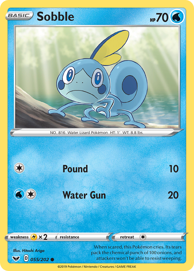 Sobble (055/202) [Sword & Shield: Base Set] | Exor Games Dartmouth