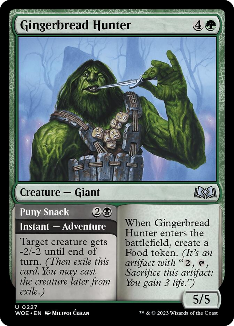 Gingerbread Hunter // Puny Snack [Wilds of Eldraine] | Exor Games Dartmouth