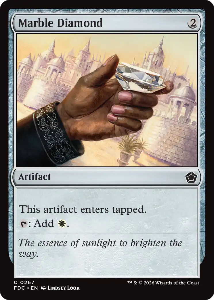 Marble Diamond [Foundations Commander] | Exor Games Dartmouth