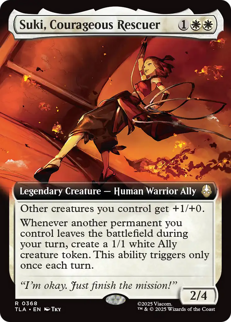 Suki, Courageous Rescuer (Extended Art) [Avatar: The Last Airbender] | Exor Games Dartmouth