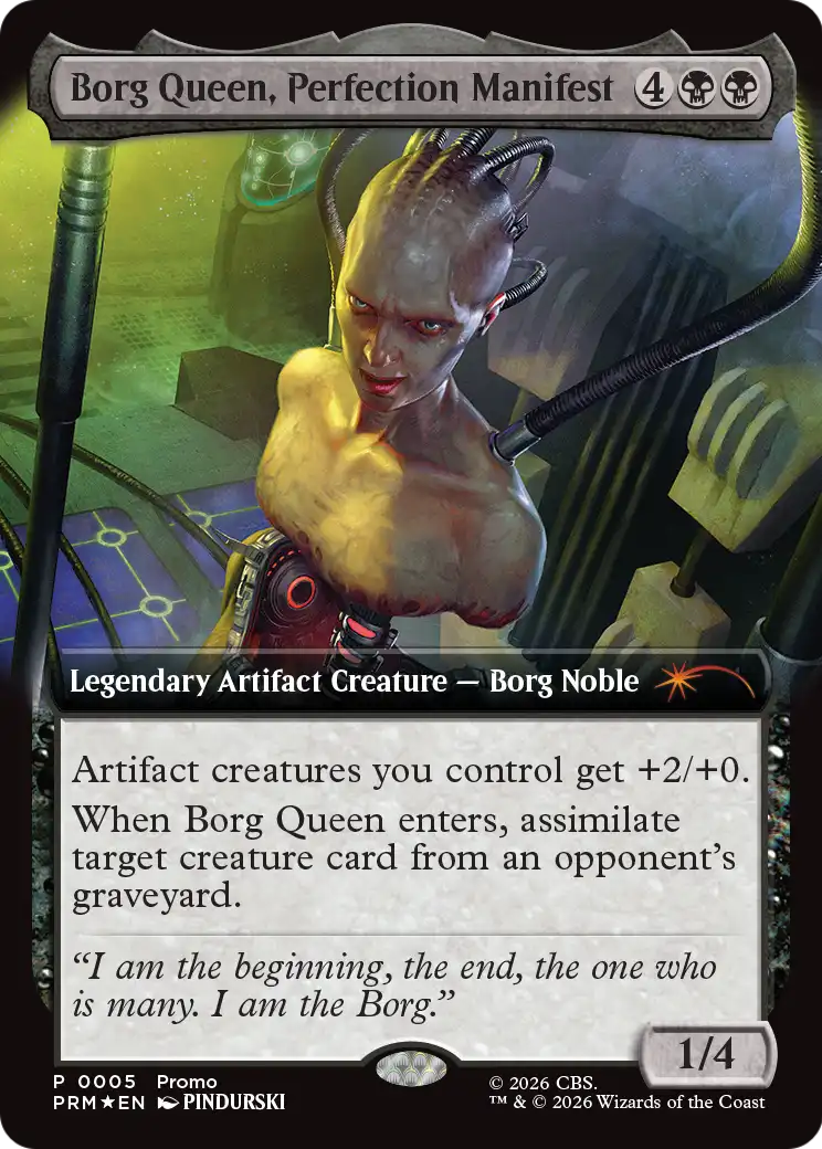 Borg Queen, Perfection Manifest (Extended Art) [Star Trek Promos] | Exor Games Dartmouth