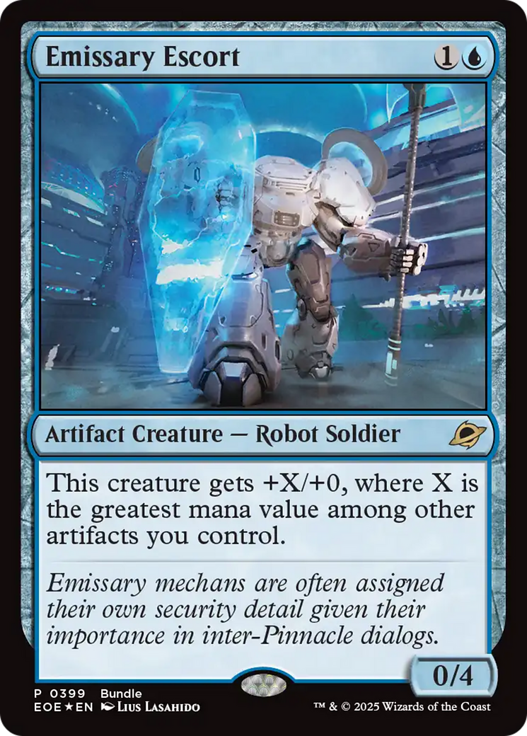 Emissary Escort [Edge of Eternities Prerelease Promos] | Exor Games Dartmouth