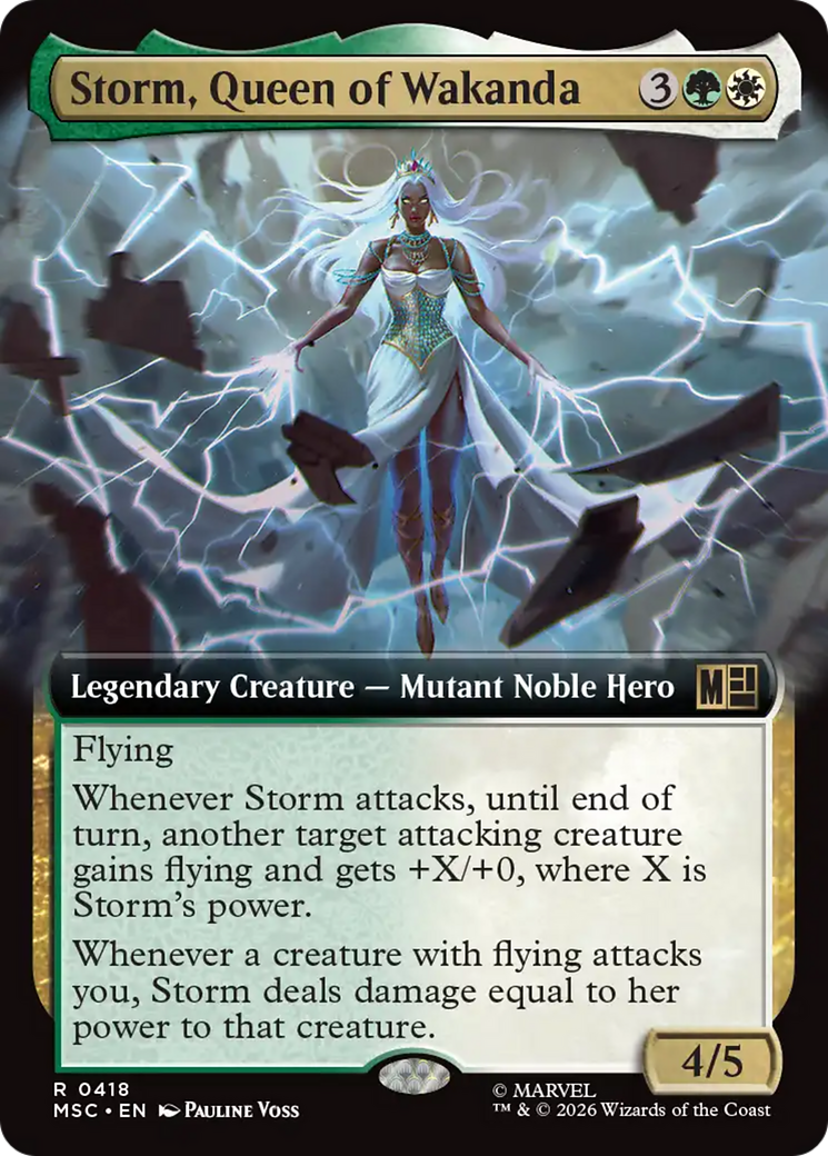 Storm, Queen of Wakanda (Extended Art) [Marvel Super Heroes Commander] | Exor Games Dartmouth