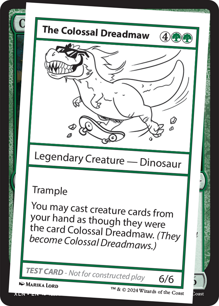 The Colossal Dreadmaw [Mystery Booster 2 Playtest Cards] | Exor Games Dartmouth