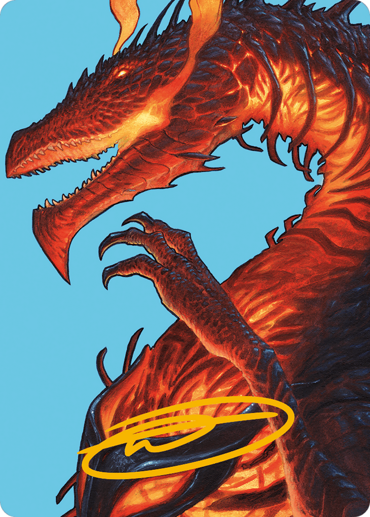 Herigast, Erupting Nullkite Art Card (Gold-Stamped Signature) [Modern Horizons 3 Art Series] | Exor Games Dartmouth