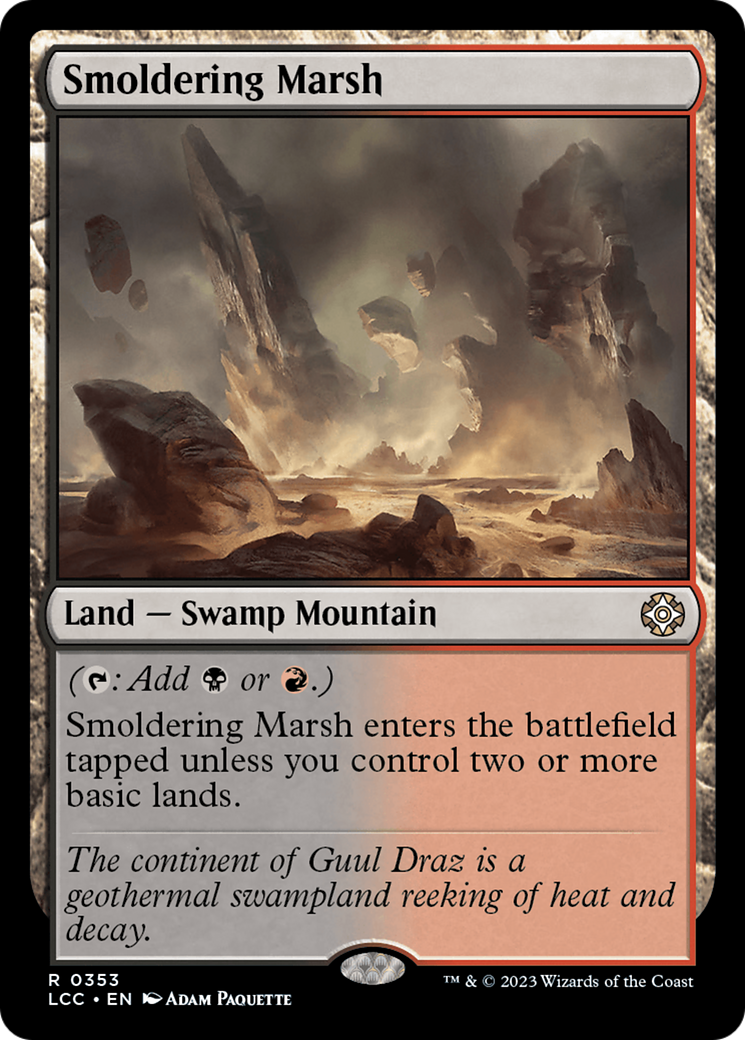 Smoldering Marsh [The Lost Caverns of Ixalan Commander] | Exor Games Dartmouth