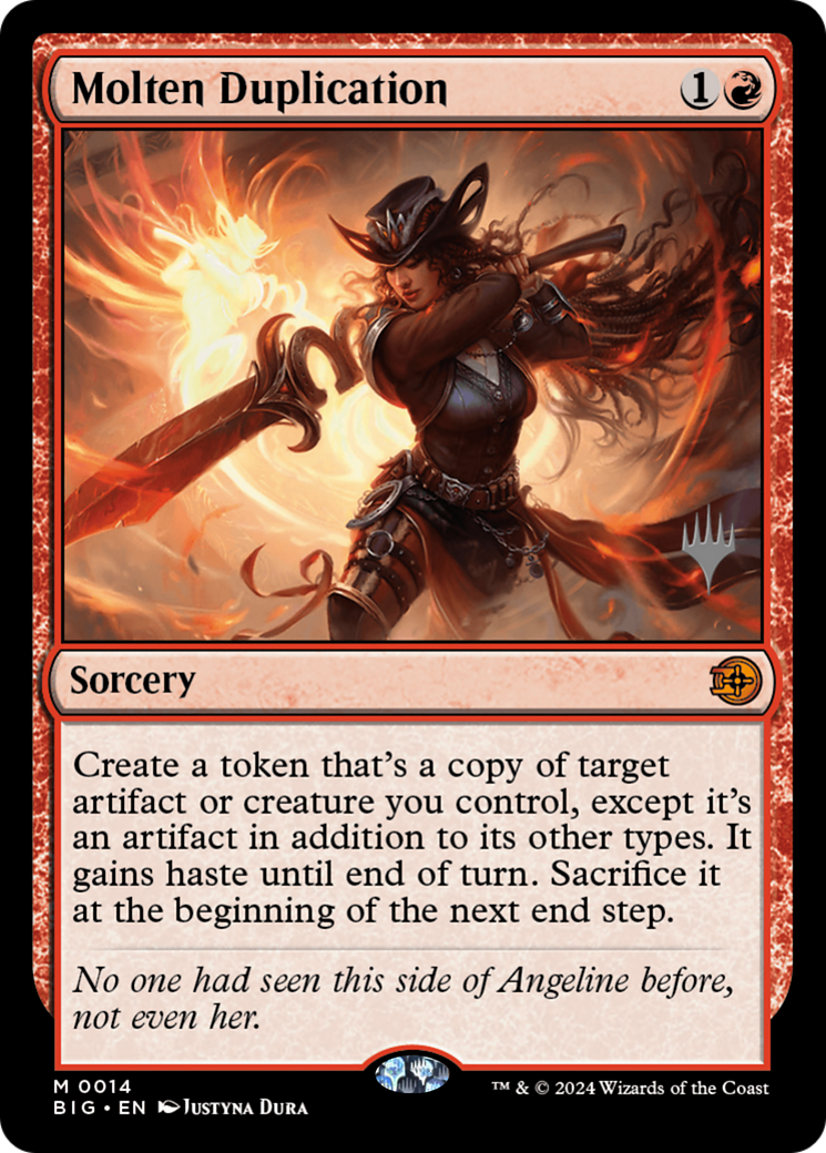 Molten Duplication [Outlaws of Thunder Junction: The Big Score Promos] | Exor Games Dartmouth