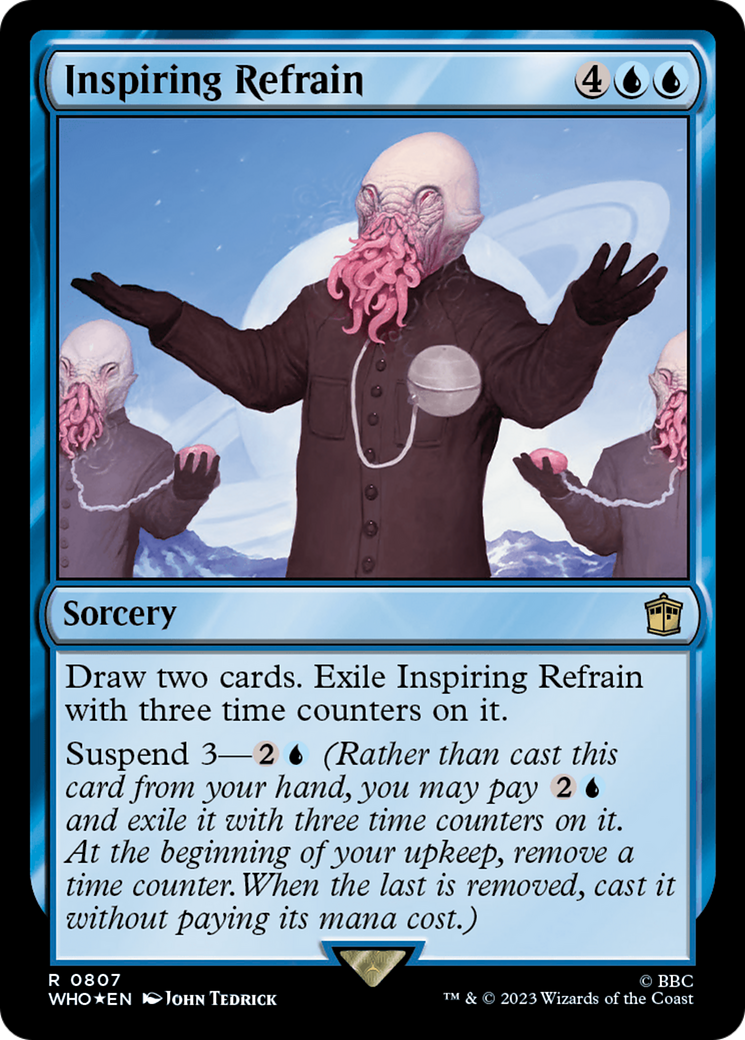 Inspiring Refrain (Surge Foil) [Doctor Who] | Exor Games Dartmouth