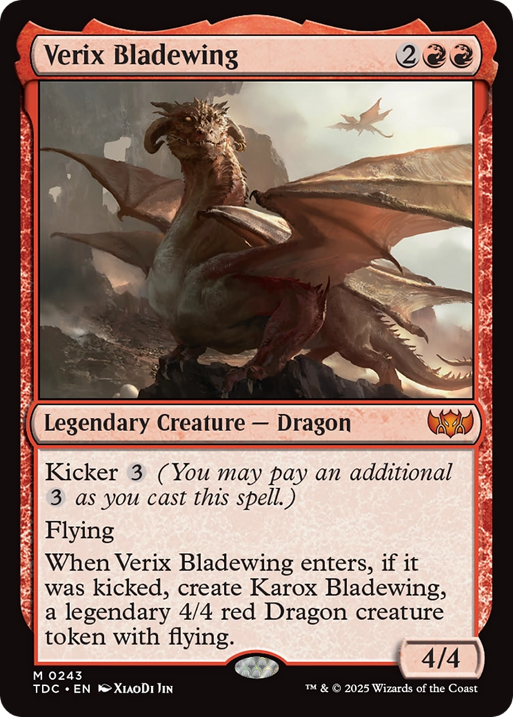 Verix Bladewing [Tarkir: Dragonstorm Commander] | Exor Games Dartmouth