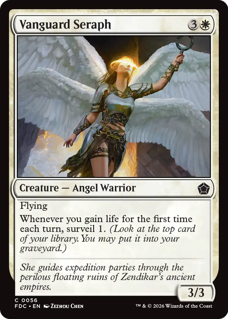 Vanguard Seraph [Foundations Commander] | Exor Games Dartmouth