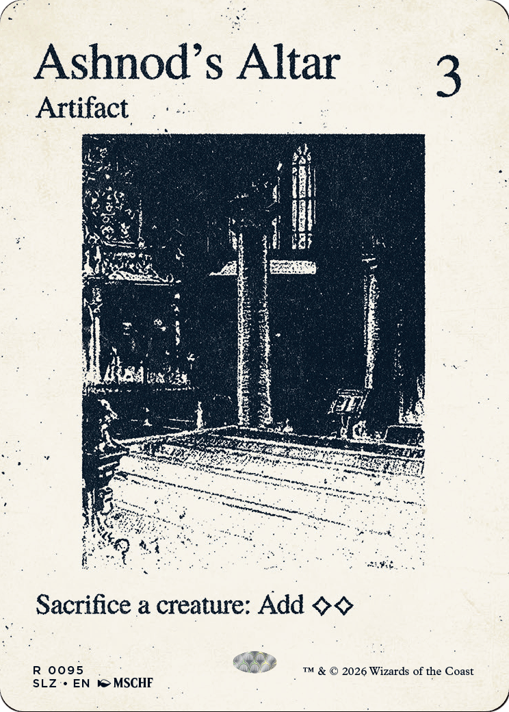 Ashnod's Altar (0095) [Secret Lair x MSCHF: The Zeta Set] | Exor Games Dartmouth