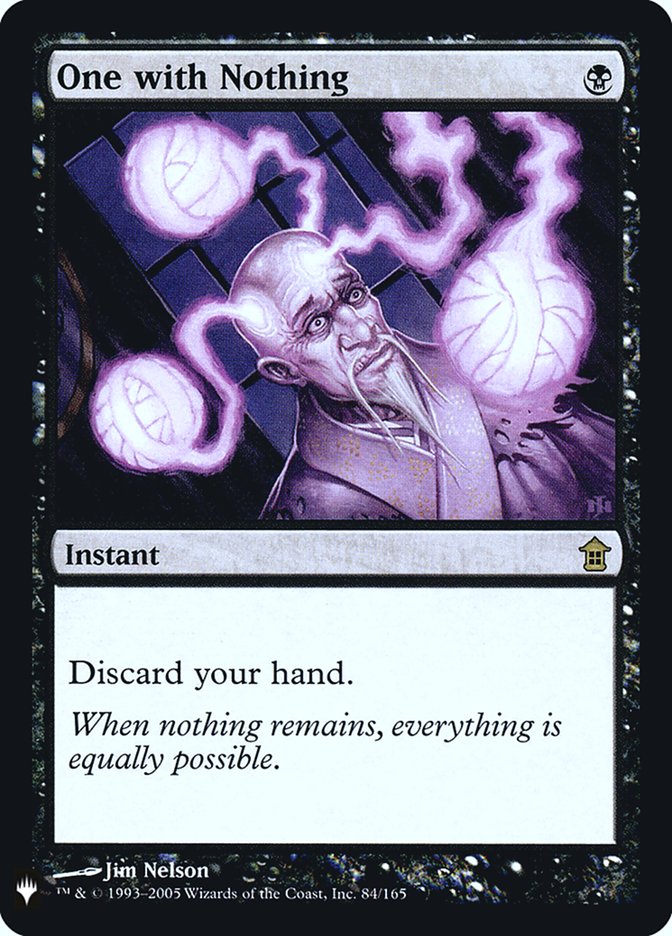 One with Nothing [Mystery Booster] | Exor Games Dartmouth