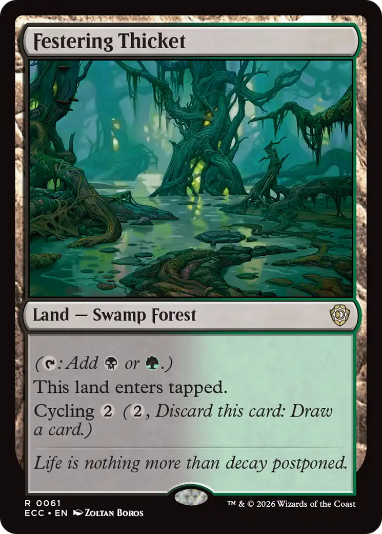 Festering Thicket [Lorwyn Eclipsed Commander] | Exor Games Dartmouth
