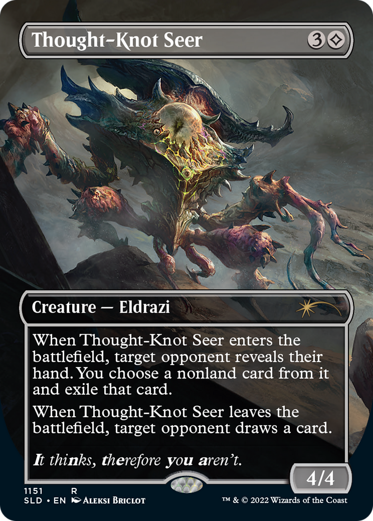 Thought-Knot Seer (1151) (Borderless) [Secret Lair Drop Series] | Exor Games Dartmouth