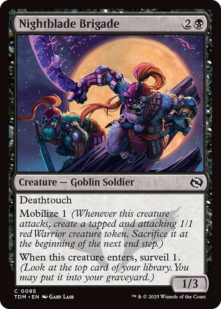 Nightblade Brigade [Tarkir: Dragonstorm] | Exor Games Dartmouth