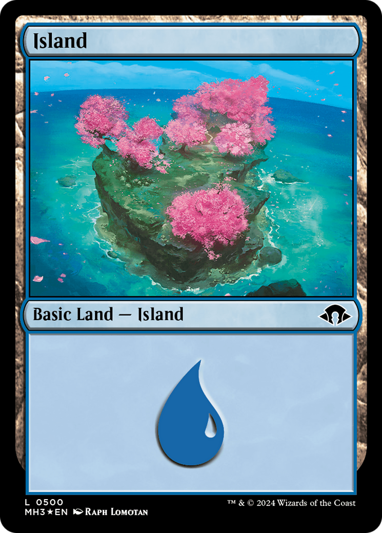 Island (0500) (Ripple Foil) [Modern Horizons 3] | Exor Games Dartmouth