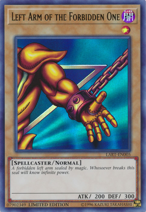 Left Arm of the Forbidden One [LART-EN005] Ultra Rare | Exor Games Dartmouth