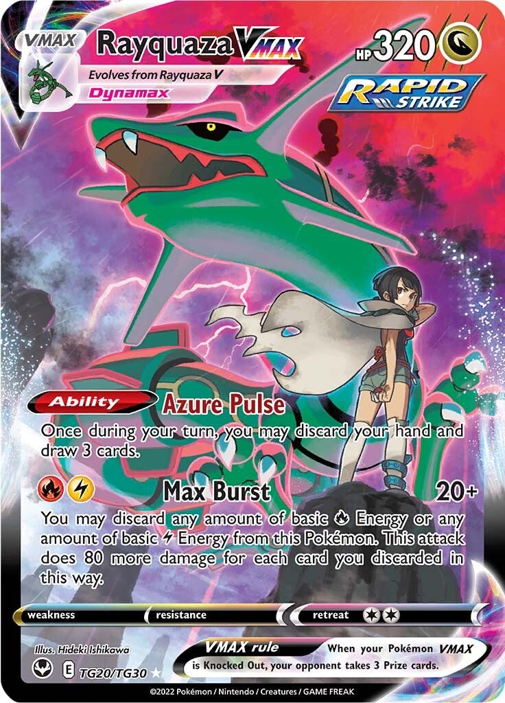 Rayquaza VMAX (TG20/TG30) [Sword & Shield: Silver Tempest] | Exor Games Dartmouth