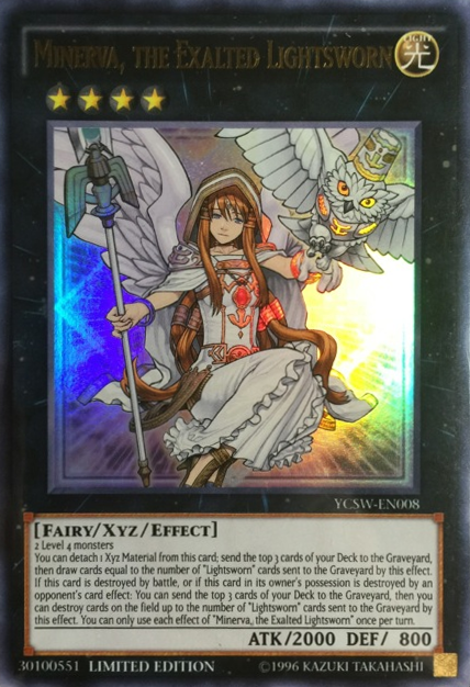 Minerva, the Exalted Lightsworn [YCSW-EN008] Ultra Rare | Exor Games Dartmouth